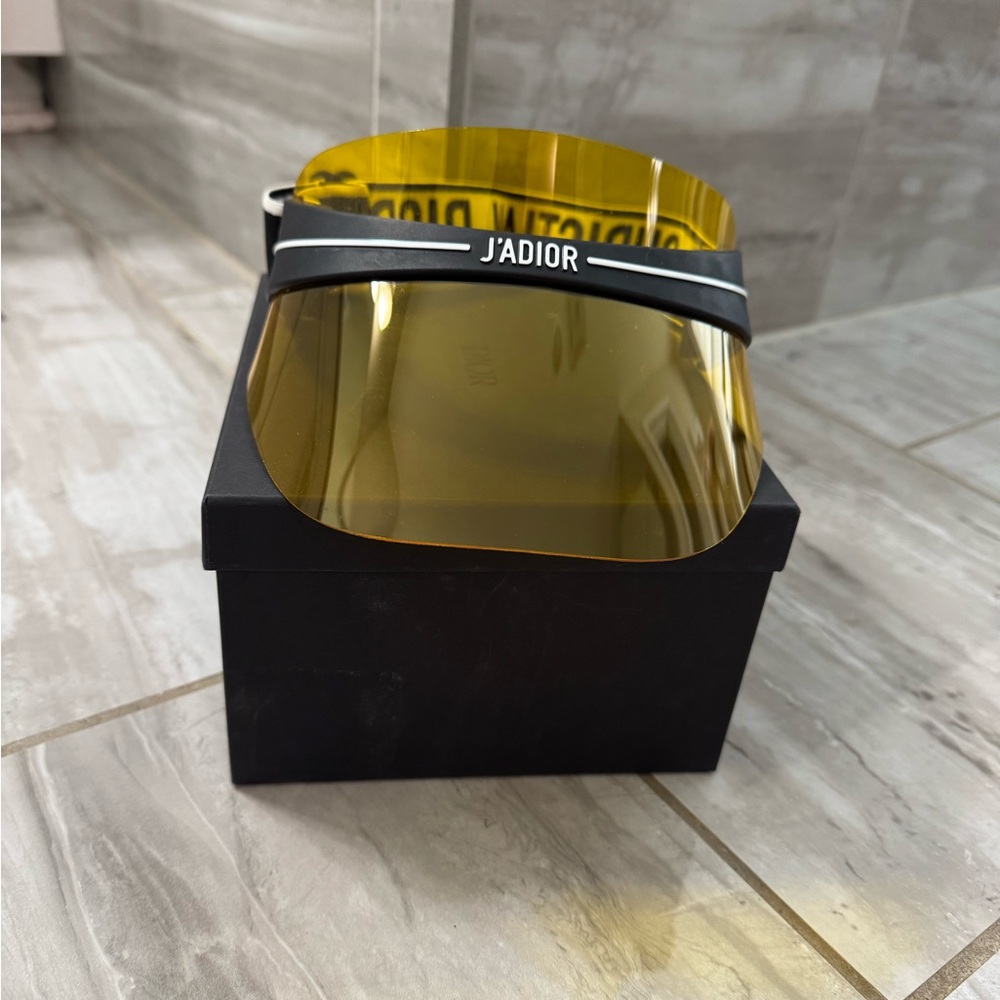 Dior J'Adior Yellow and Black Visor